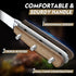 Steakmesser-Set 6-teilig | Wellenschliff & ergonomische Holzgriffe